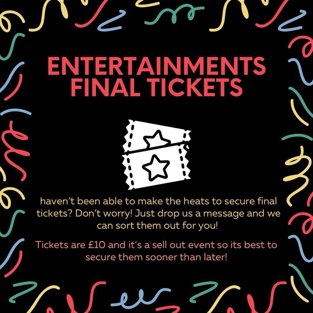 🎭 ENTERTAINMENT FINAL TICKETS 🎭